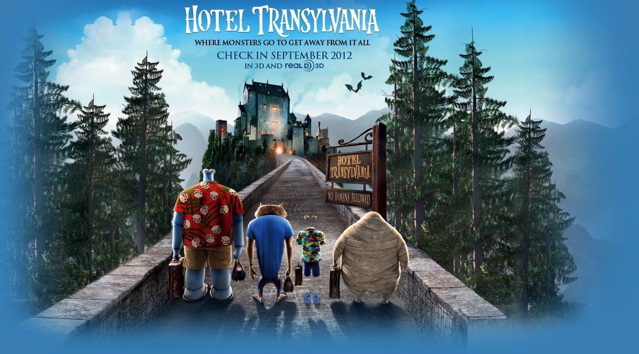 With the family: Hotel Transylvania